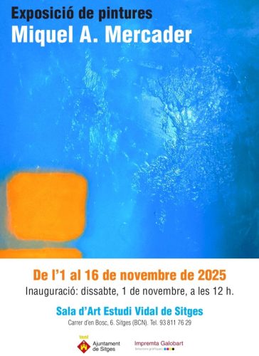 Cartell Exposició a Sitges 2025